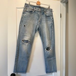 Gap size 31 best girlfriend distressed jeans